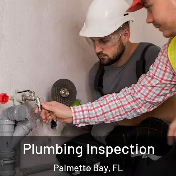  Plumbing Inspection Palmetto Bay, FL
